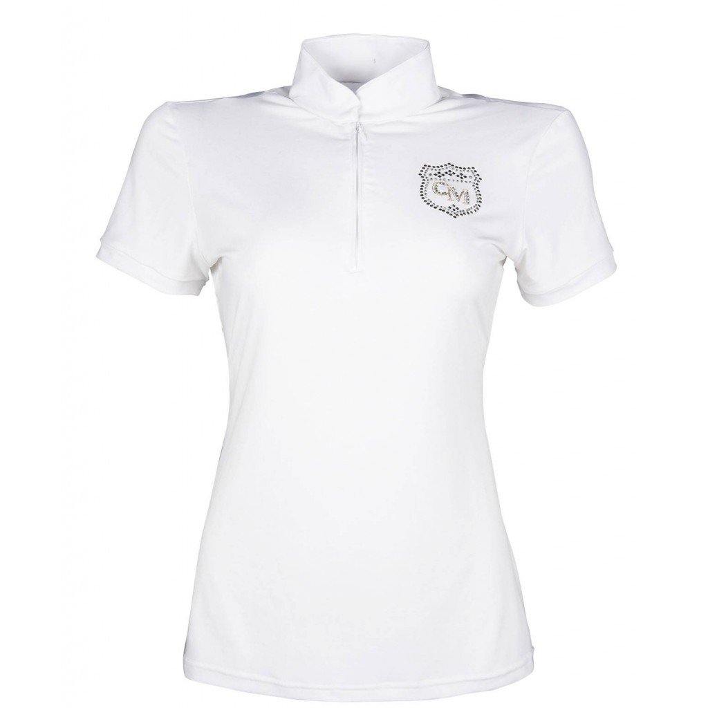 Cavallino Marino Polo de concours Rimini Mesh -Blanc XL - SHOP HORSE